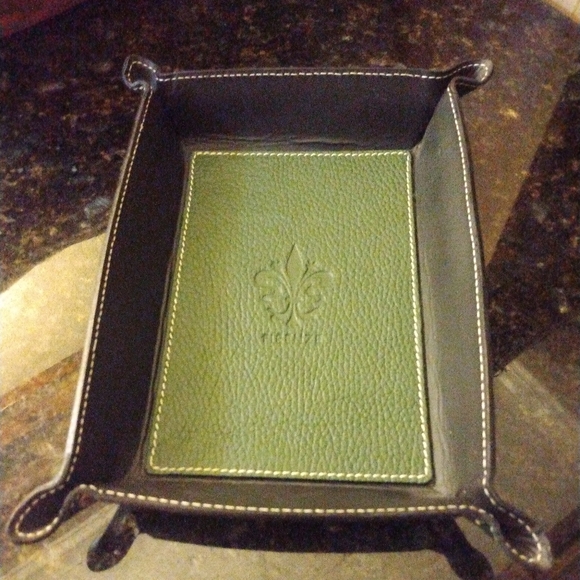 Firenze Italian Leather Dresser Tray - Picture 1 of 5